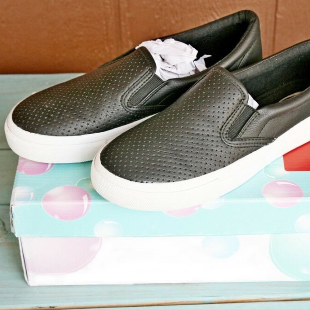 Perforated Platform Slip On Sneaker - Picture 5 of 9